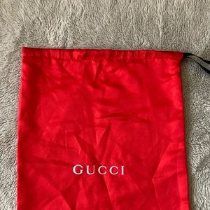 Red Gucci Dustbag
